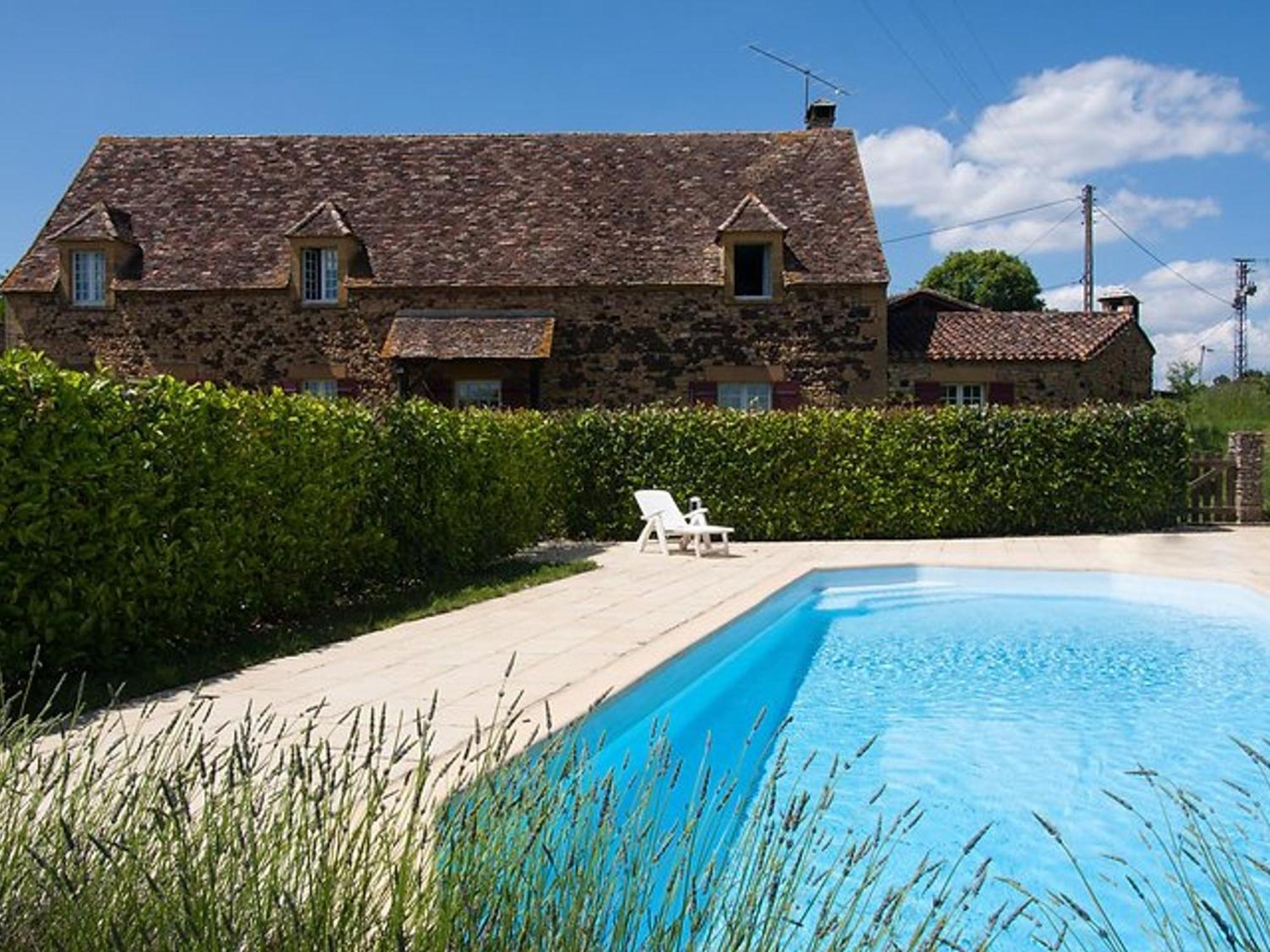 Charmante Maison En Pierre Avec Piscine Privee, 8 Personnes, Proche Des Bastides - Fr-1-824-19 Le Buisson-de-Cadouin Exterior photo